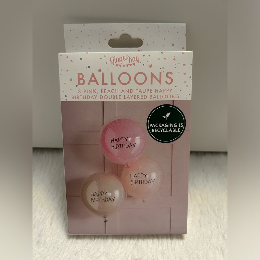 Double layer Birthday balloons